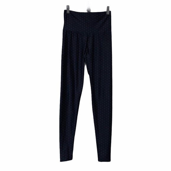 Onzie Flow High Waist Leggings Black Polka Dot - Picture 1 of 5